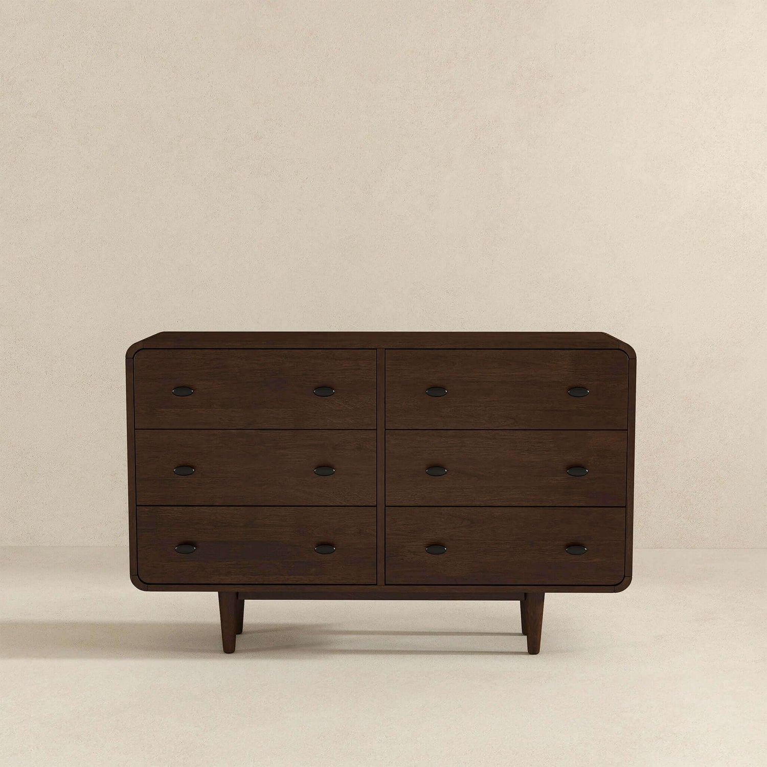 Alexa Mid Century Modern Dresser 6 Drawer - DRS00700502