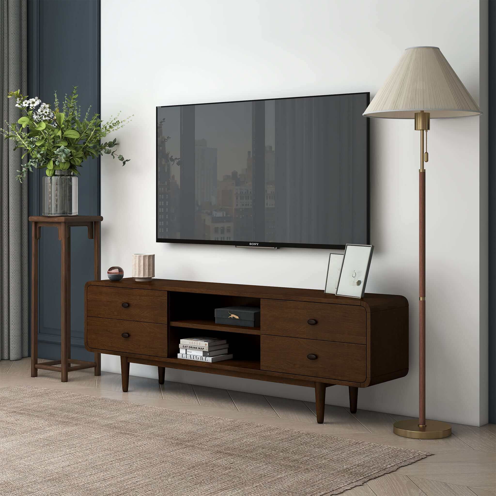 Alexa Mid Century Modern Style TV Stand - TVC00700302