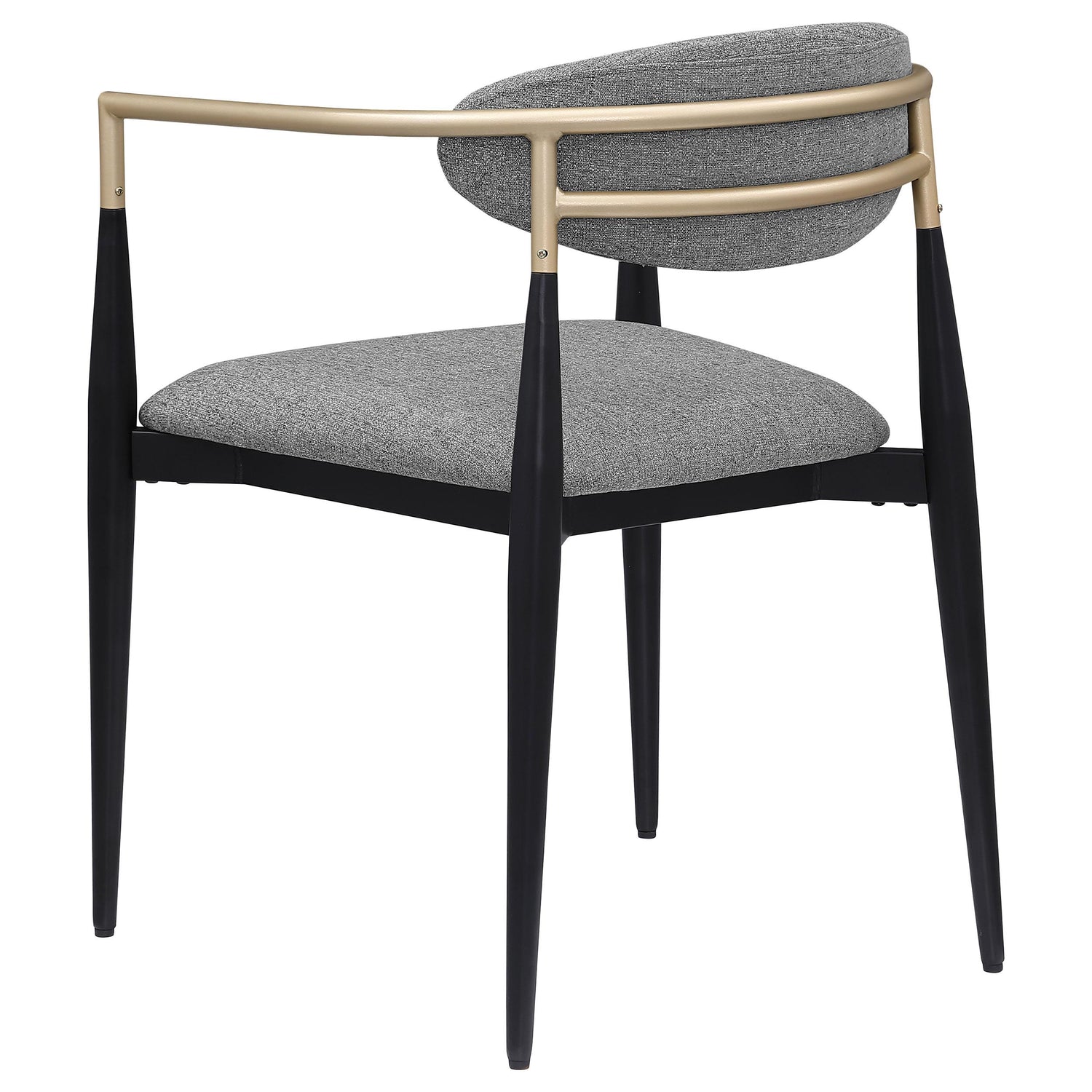 Alexis Upholstered Dining Arm Chair Grey (Set of 2) - 182682