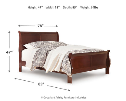 Alisdair King Sleigh Bed and Chest - B376B31