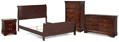 Alisdair Queen Sleigh Bed, Dresser, Mirror, 2 Chests and 2 Nightstands - B376B29