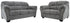Allmaxx Sofa and Loveseat in Pewter - PKG002321