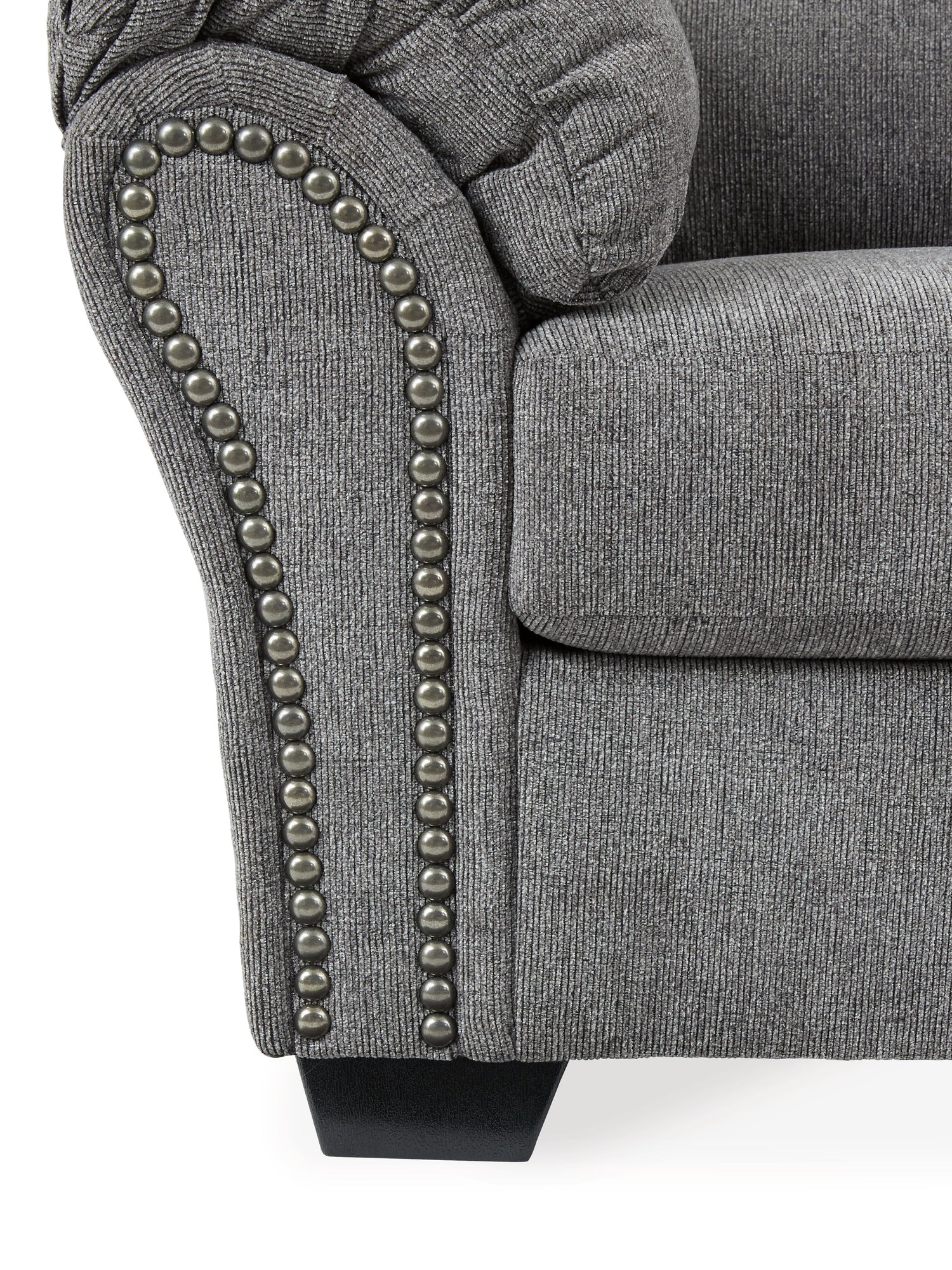 Allmaxx Sofa and Loveseat in Pewter - PKG002321