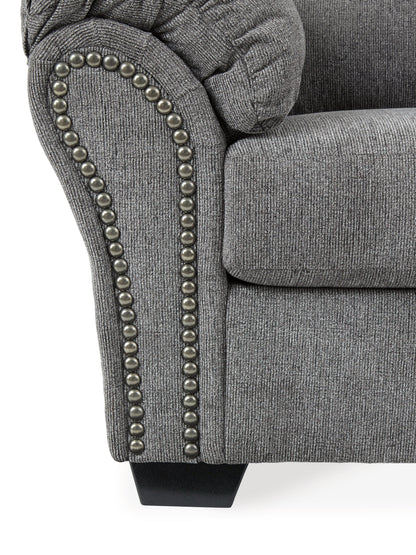 Allmaxx Sofa and Loveseat in Pewter - PKG002321