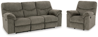 Alphons Putty Reclining Sofa and Recliner - 28201U3