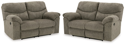 Alphons Set of 2 Reclining Loveseats - 28201U4