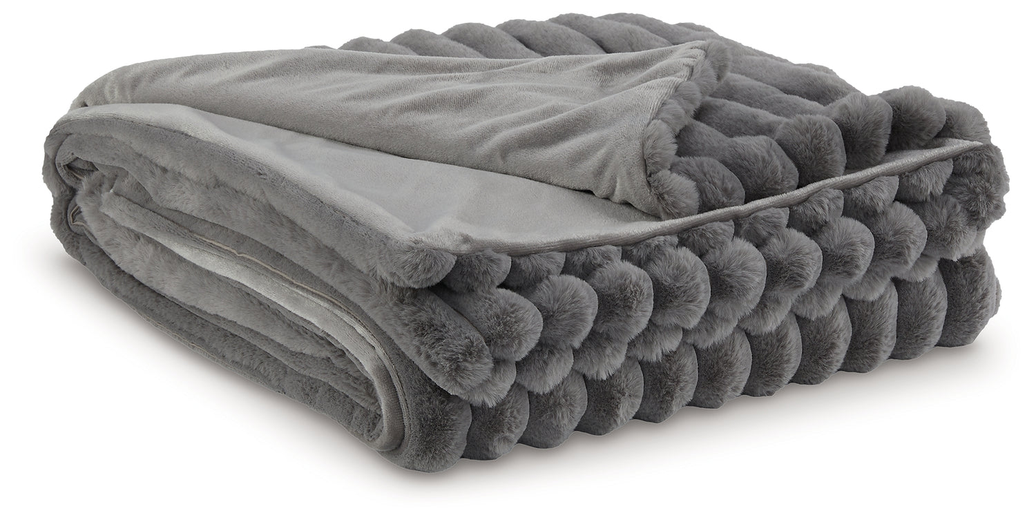 Alsonwell Gray Throw (Set of 3) - A1001081