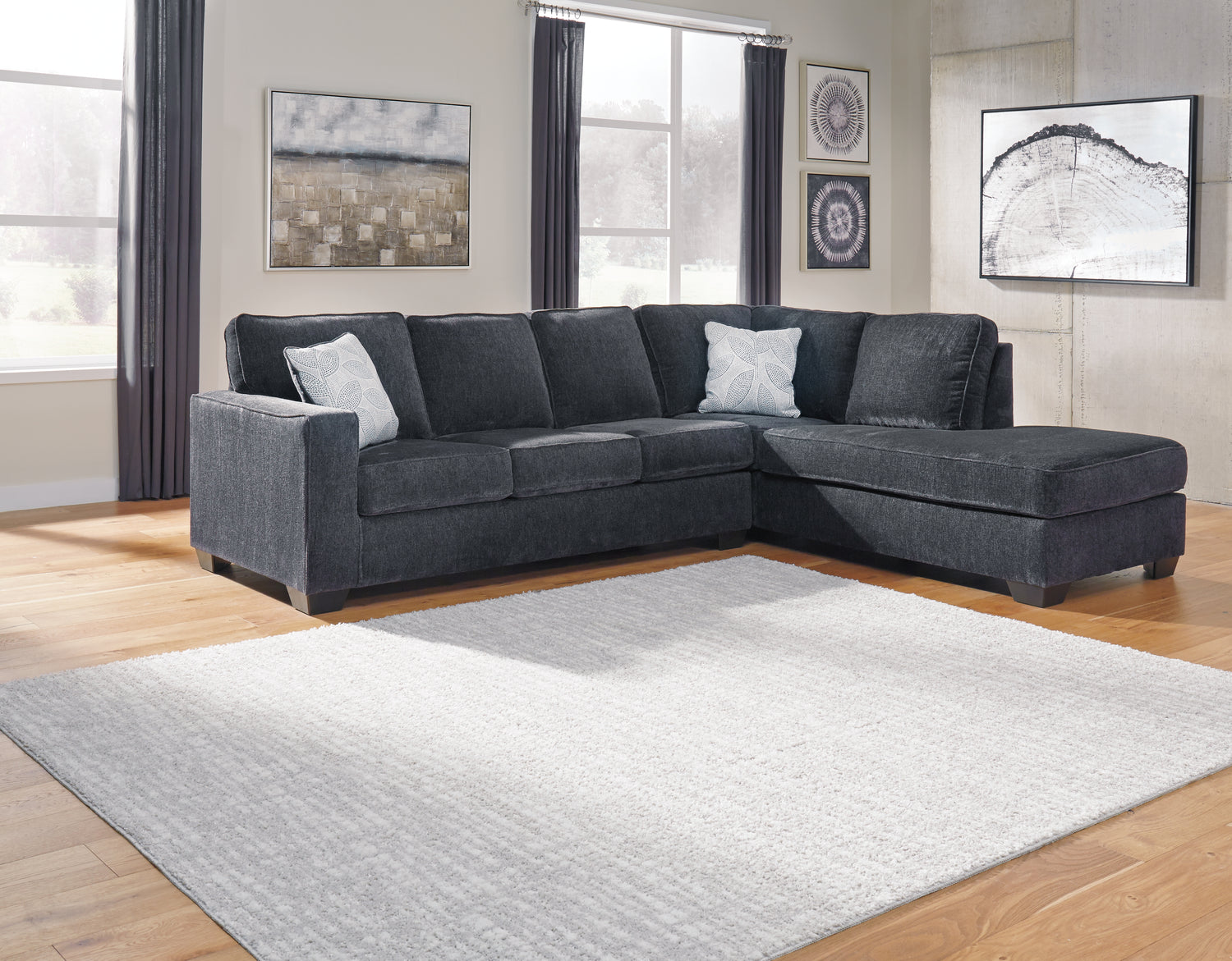 Altari 2-Piece Sectional and Chair - 87213U16
