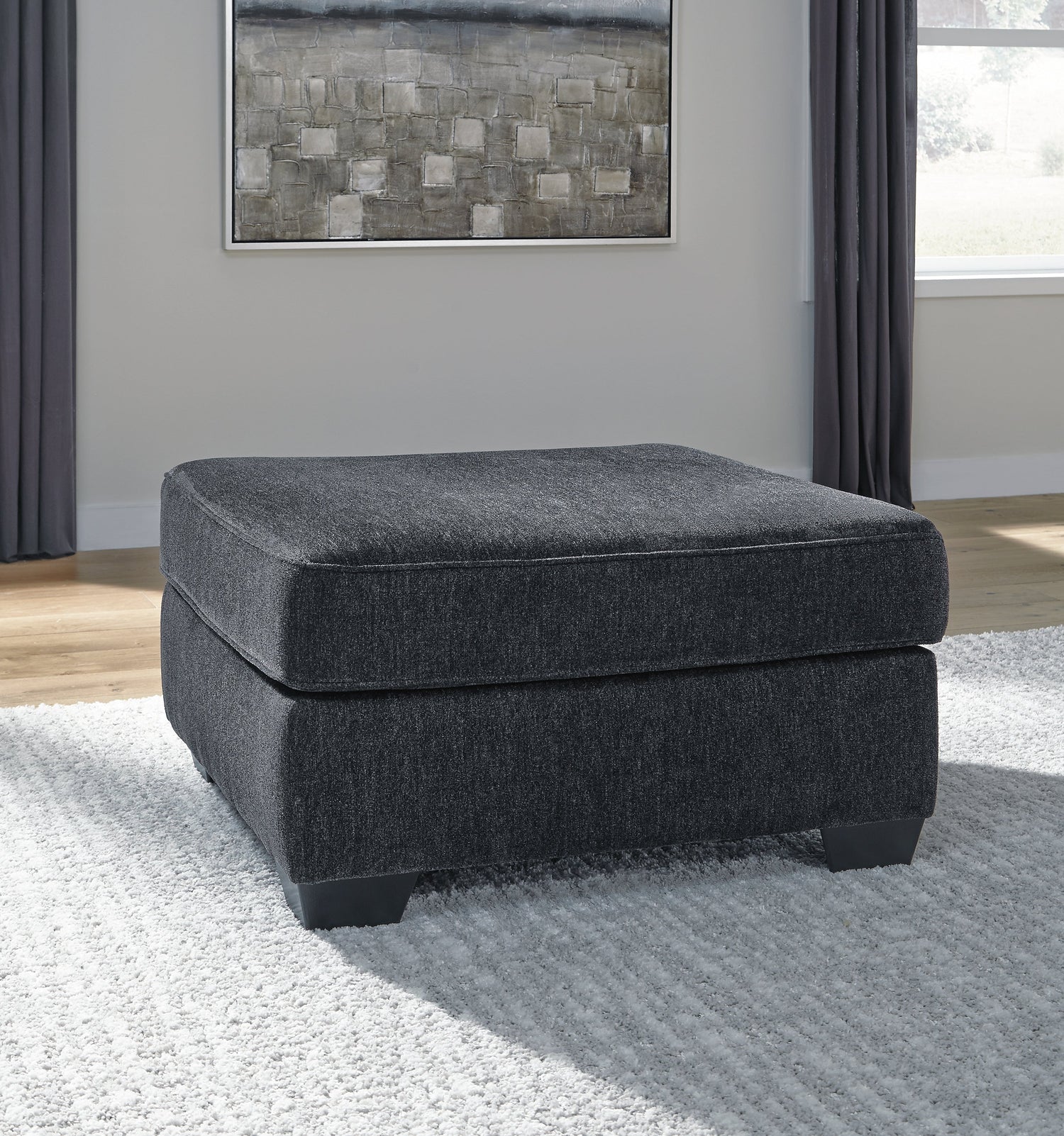 Altari 2-Piece Sectional with Ottoman in Slate from Ashley - Luna Furniture