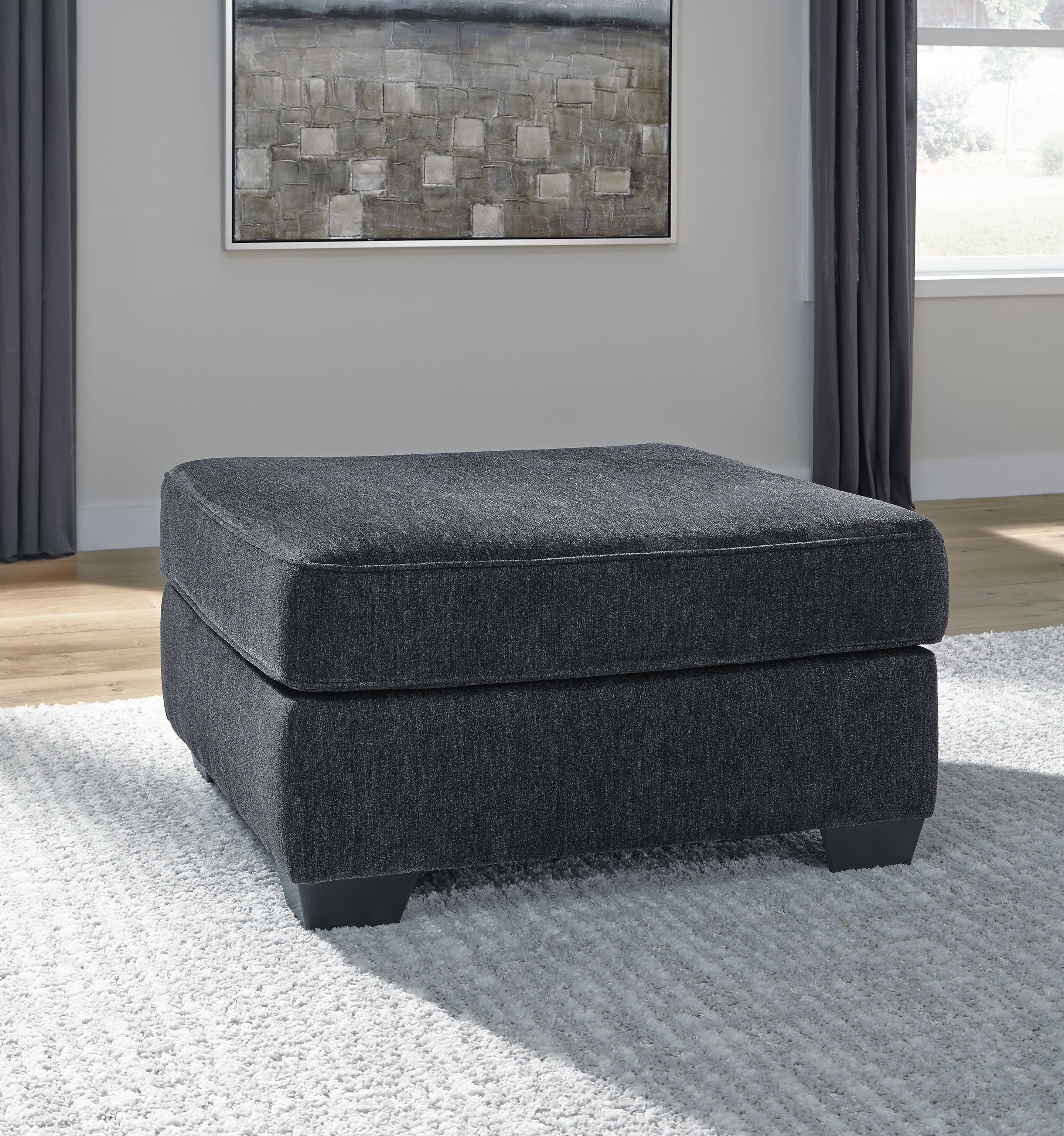 Altari 2-Piece Sectional with Ottoman in Slate from Ashley - Luna Furniture