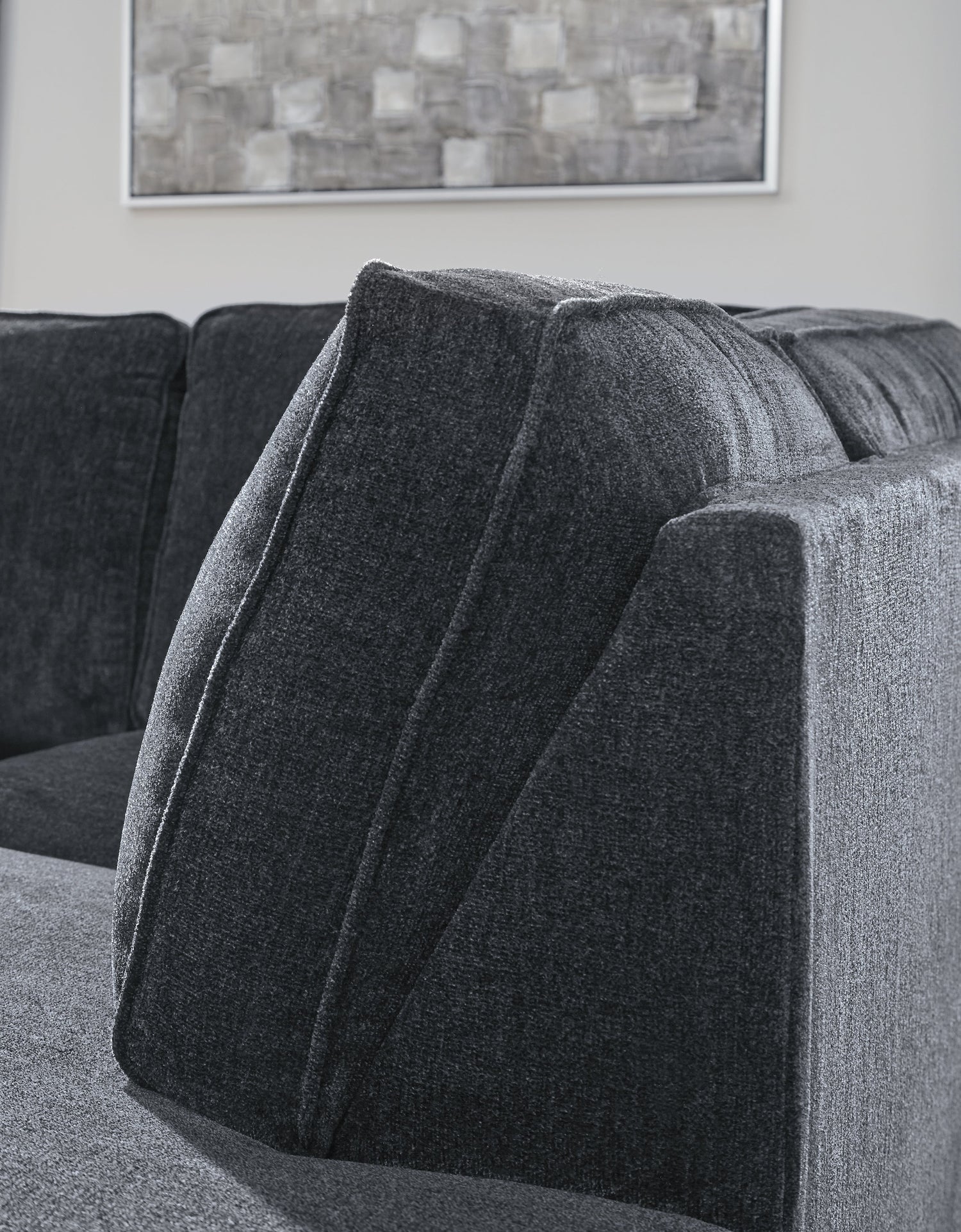 Altari 2-Piece Sectional with Ottoman in Slate from Ashley - Luna Furniture