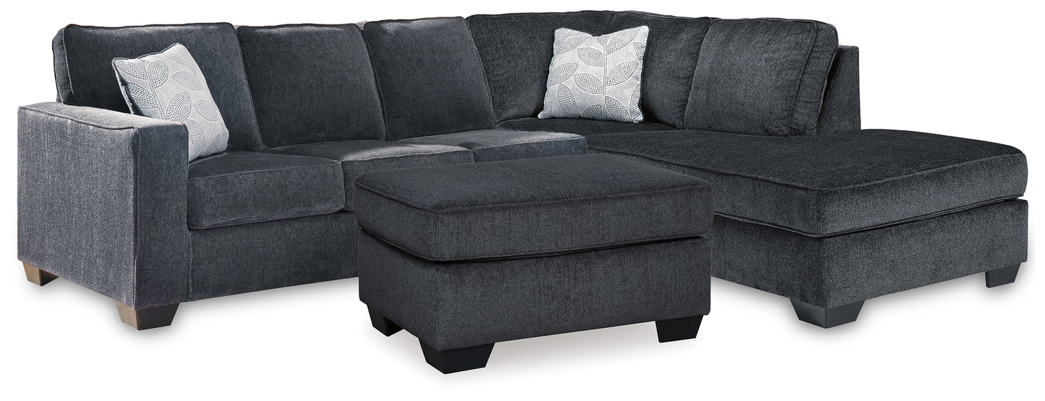 Altari 2-Piece Sleeper Sectional and Ottoman - 87213U15