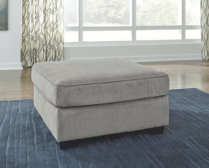 Altari 2-Piece Sleeper Sectional with Ottoman in Alloy from Ashley - Luna Furniture