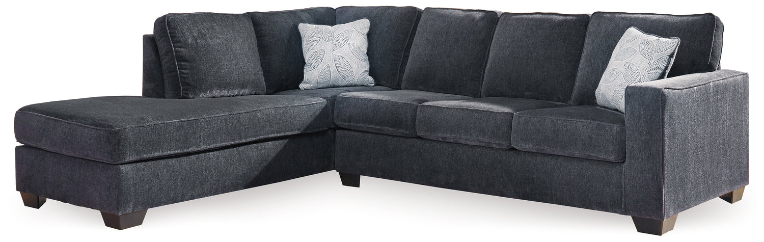 Altari Slate 2-Piece Sectional with Chaise and Ottoman - 87213U11