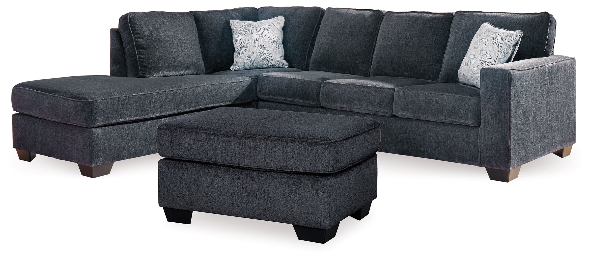 Altari Slate 2-Piece Sectional with Chaise and Ottoman - 87213U11