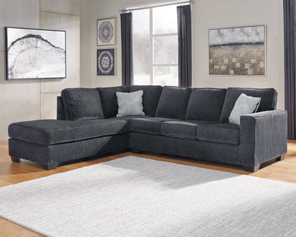 Altari Slate 2-Piece Sectional with Chaise and Ottoman - 87213U11