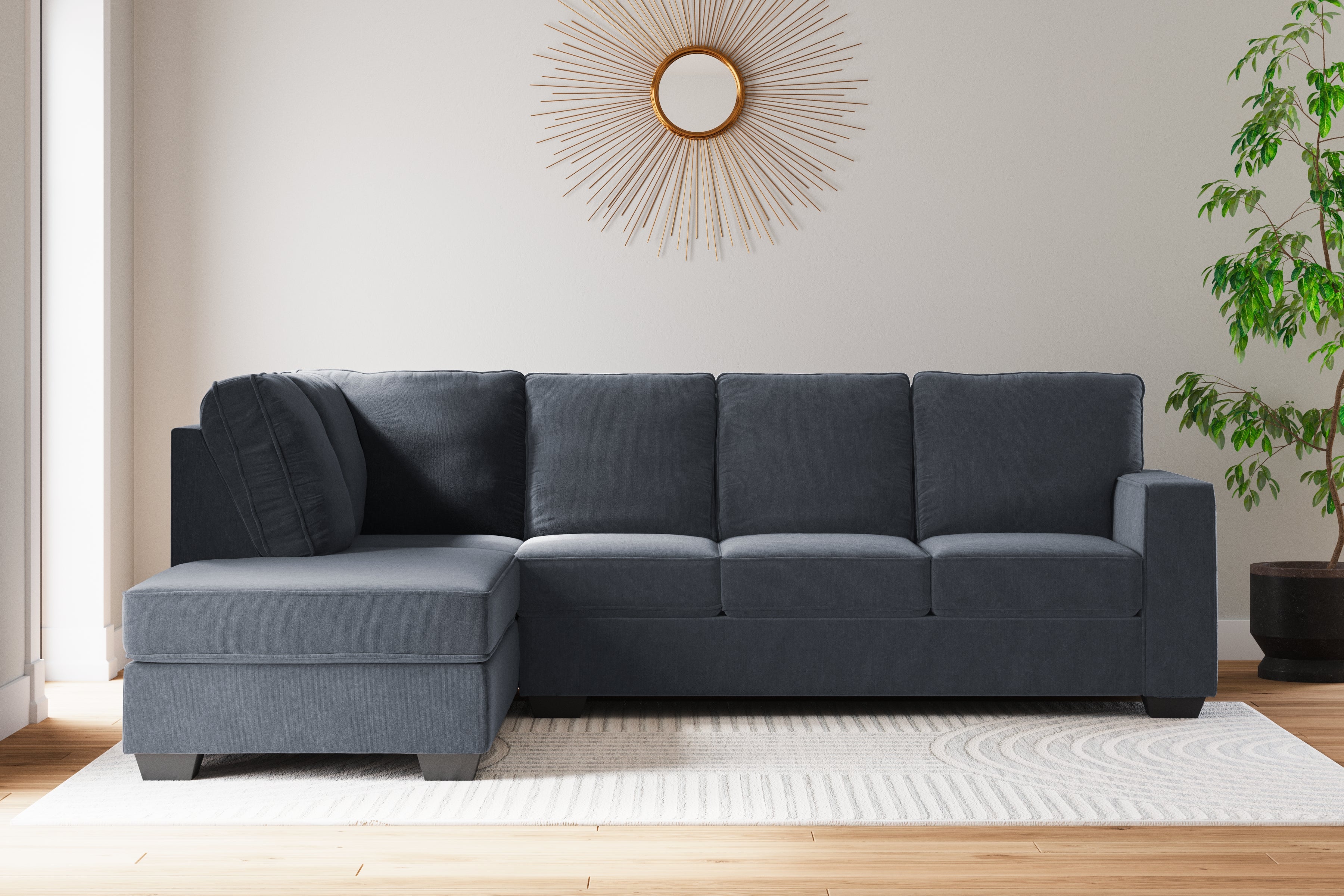 Altari Slate 2-Piece Sectional with Chaise and Ottoman - 87213U11