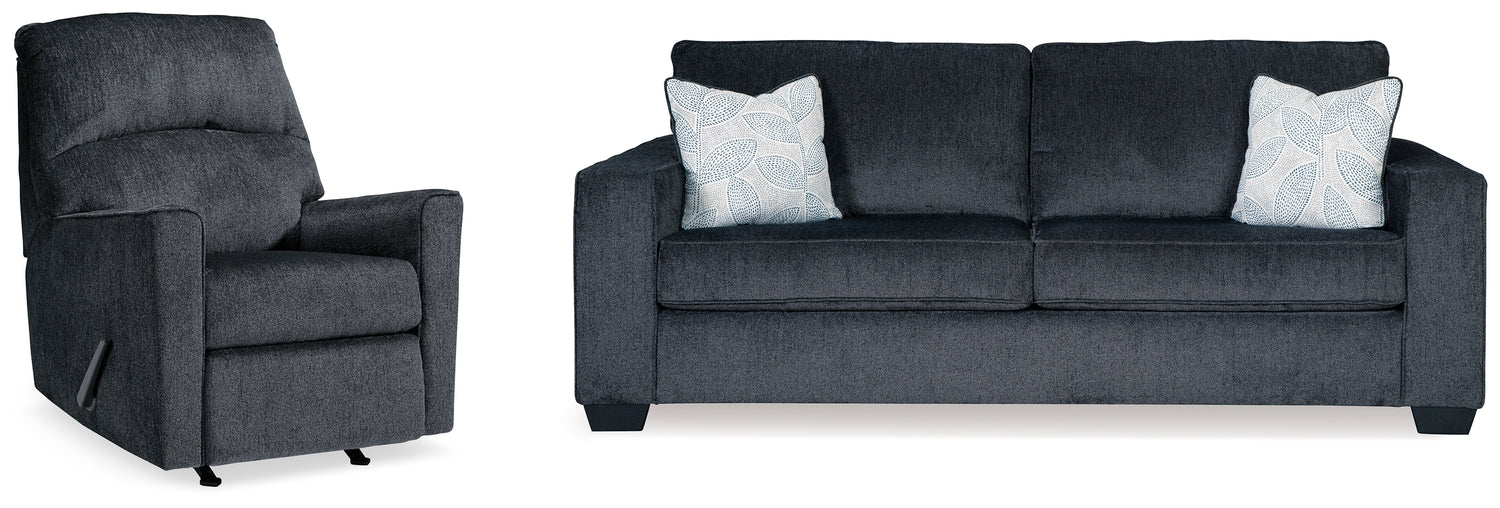 Altari Slate Queen Sofa Sleeper and Recliner - 87213U13