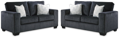 Altari Slate Set of 2 Loveseats - 87213U14