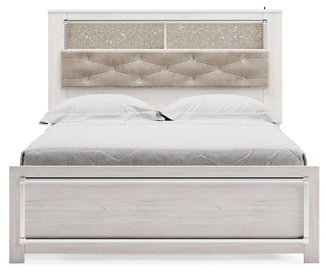 Altyra Queen Bookcase Bed, Dresser, Chest and Nightstand - B2640B77