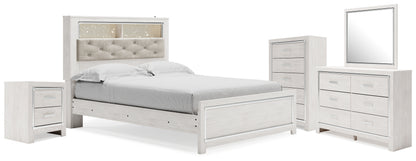 Altyra Queen Bookcase Bed, Dresser, Chest and Nightstand - B2640B77