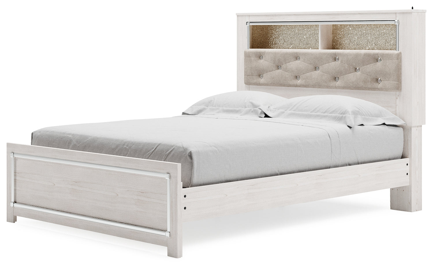Altyra Queen Bookcase Bed, Dresser, Chest and Nightstand - B2640B77