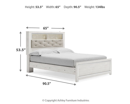 Altyra Queen Bookcase Bed, Dresser, Chest and Nightstand - B2640B77