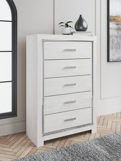 Altyra Queen Bookcase Bed, Dresser, Chest and Nightstand - B2640B77