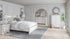 Altyra Queen Panel Bookcase Bed with Mirrored Dresser, Chest and 2 Nightstands in White from Ashley - Luna Furniture