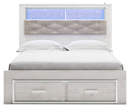 Altyra Queen Panel Storage Bed, Dresser, Mirror and 2 Nightstands - B2640B75