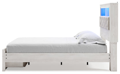 Altyra Queen Panel Storage Bed, Dresser, Mirror and 2 Nightstands - B2640B75