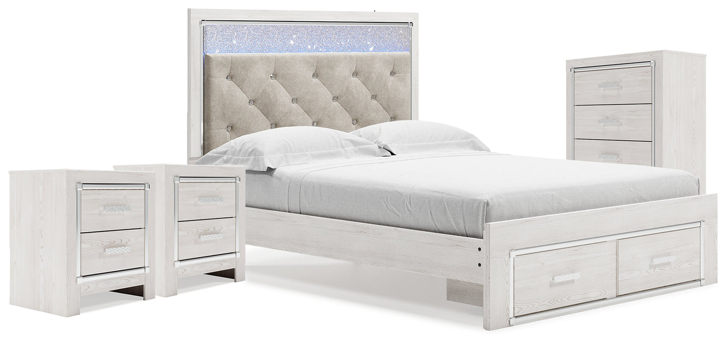 Altyra Queen Storage Bed, Chest and 2 Nightstands - B2640B68