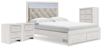 Altyra Queen Storage Bed, Chest and 2 Nightstands - B2640B68