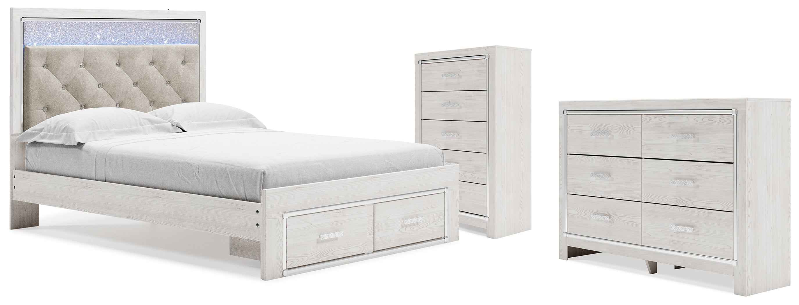 Altyra Queen Storage Bed, Dresser and Chest - B2640B64