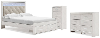 Altyra Queen Storage Bed, Dresser and Chest - B2640B64