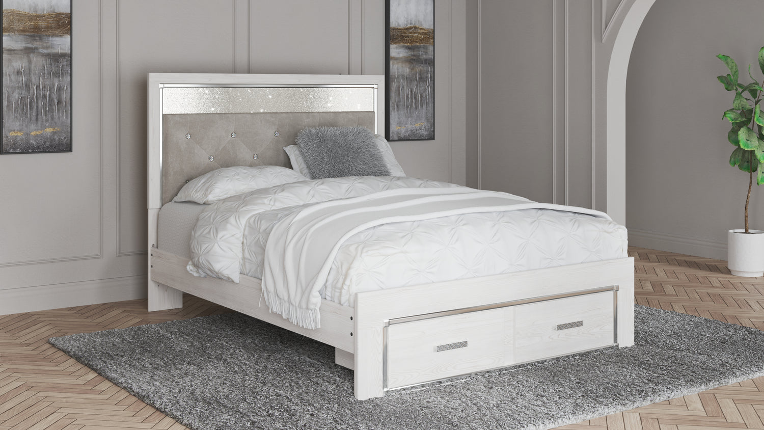 Altyra Queen Storage Bed, Dresser and Chest - B2640B64