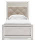 Altyra Twin Upholstered Panel Bed and 2 Nightstands - B2640B74