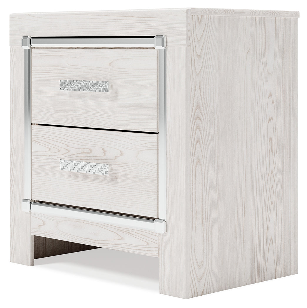 Altyra Twin Upholstered Panel Bed and 2 Nightstands - B2640B74