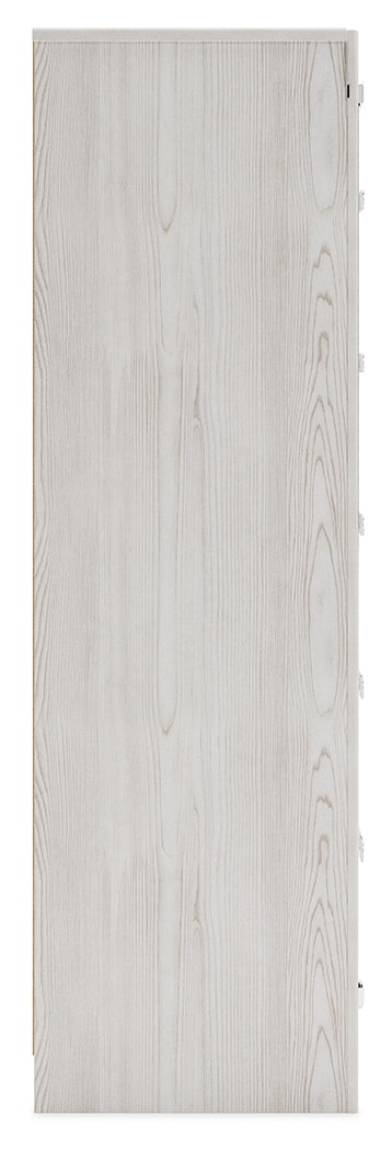 Altyra White King Storage Bed, Dresser, Mirror and 2 Chests - B2640B45