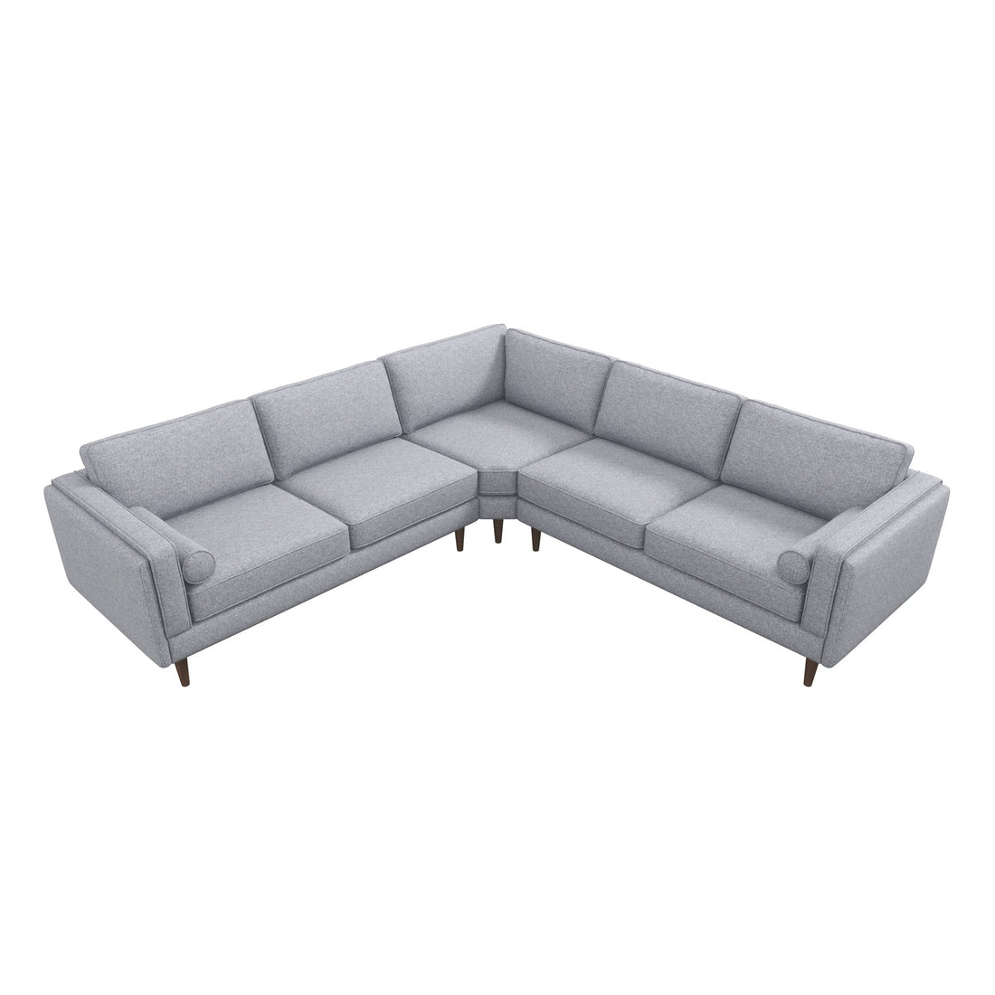 Amber Light Grey Corner Sectional Sofa - CSC00300304