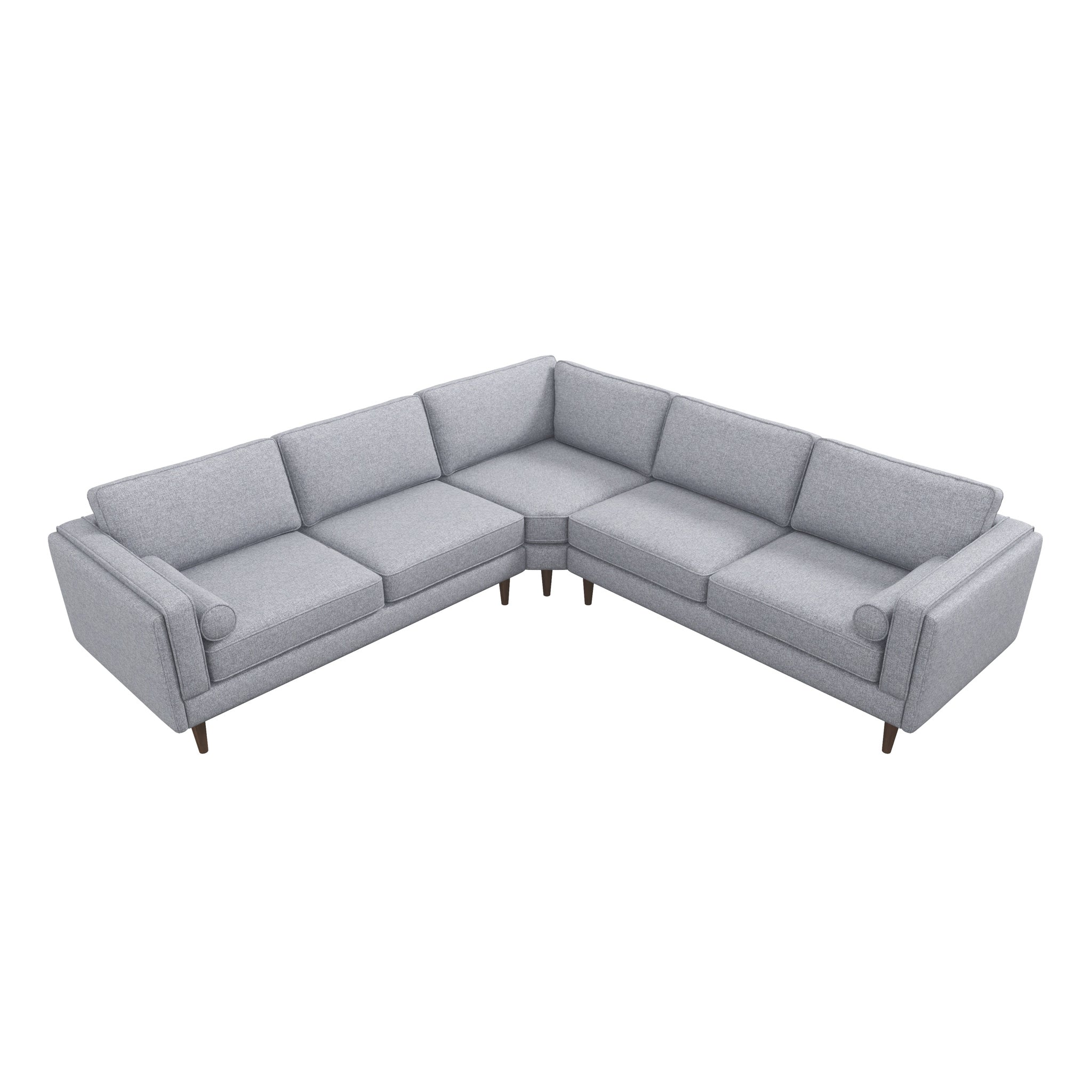 Amber Light Grey Corner Sectional Sofa - CSC00300304