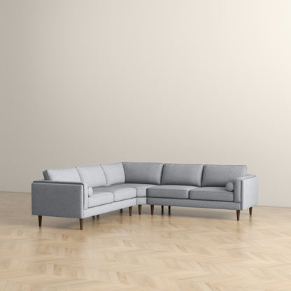 Amber Light Grey Corner Sectional Sofa - CSC00300304