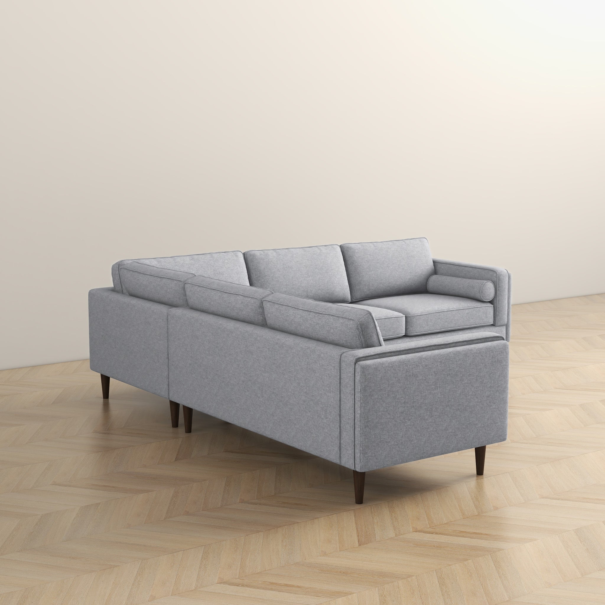 Amber Light Grey Corner Sectional Sofa - CSC00300304