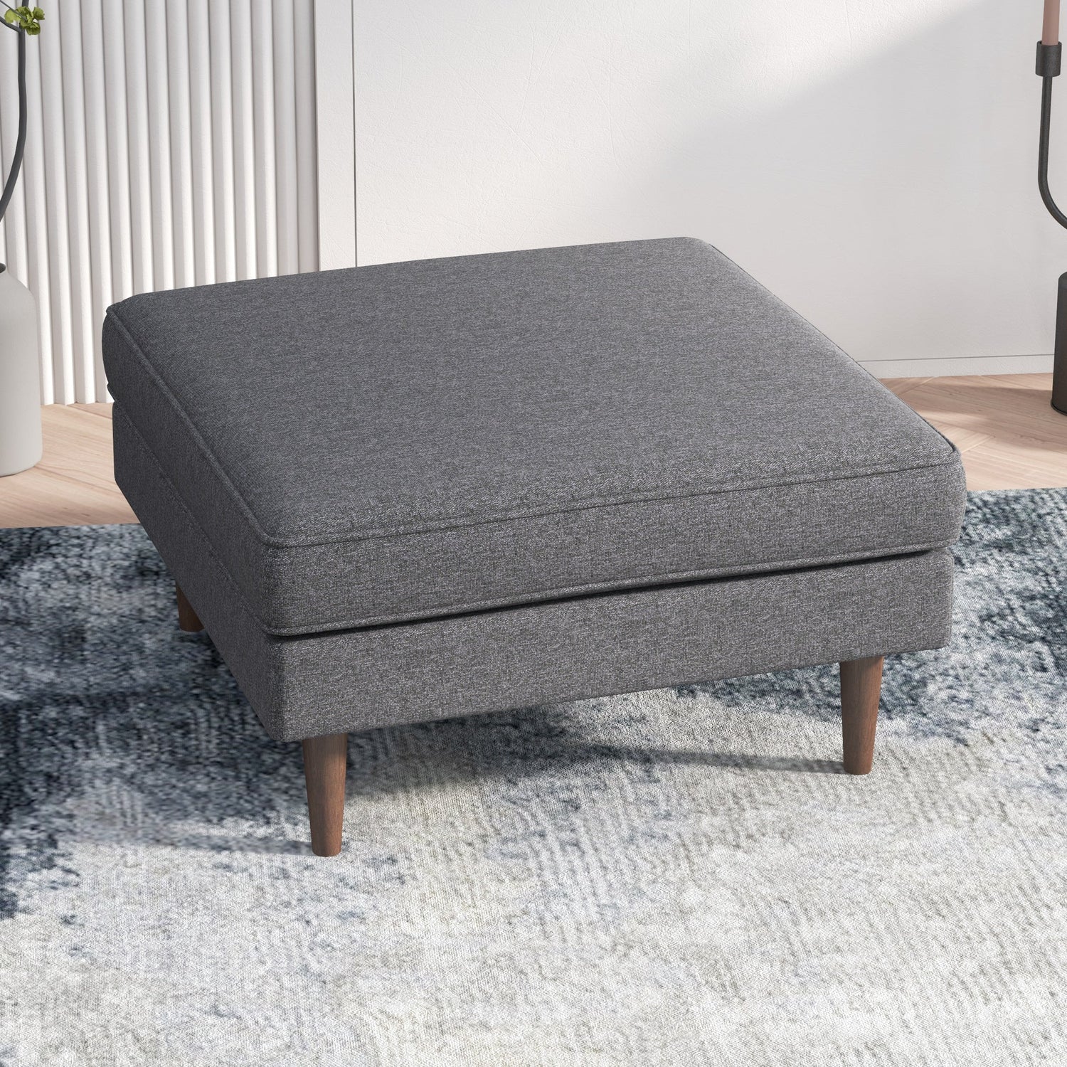 Amber  Square Upholstered Ottoman - OTT00300112