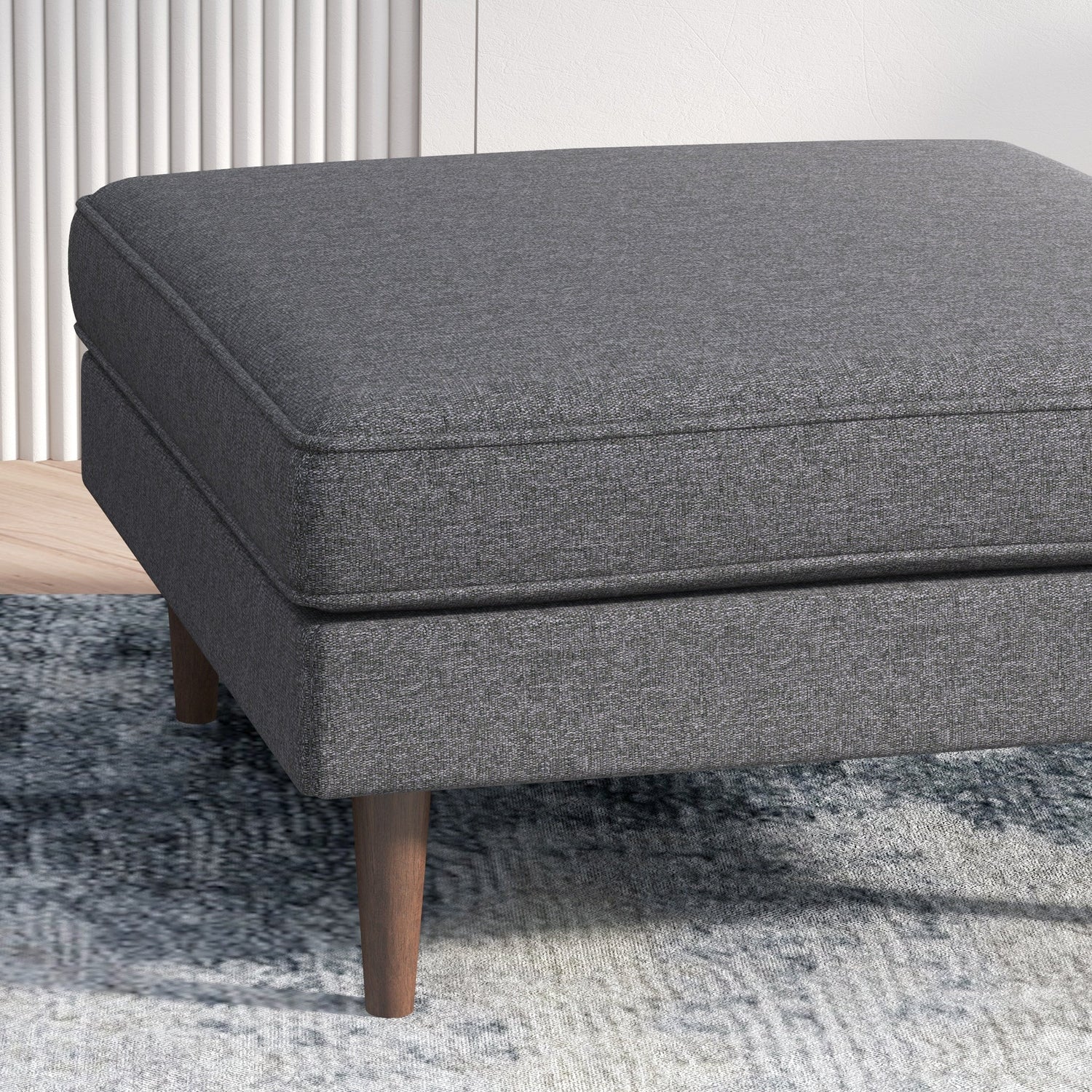 Amber  Square Upholstered Ottoman - OTT00300112