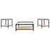 Amherst 3-piece Coffee and End Table Set Black - 710658-S3