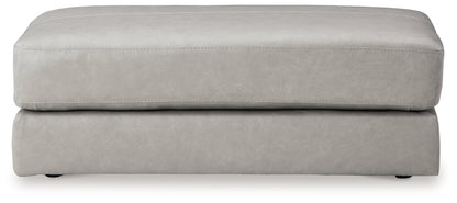 Amiata 2-Piece Sectional with Ottoman in Glacier - PKG015524