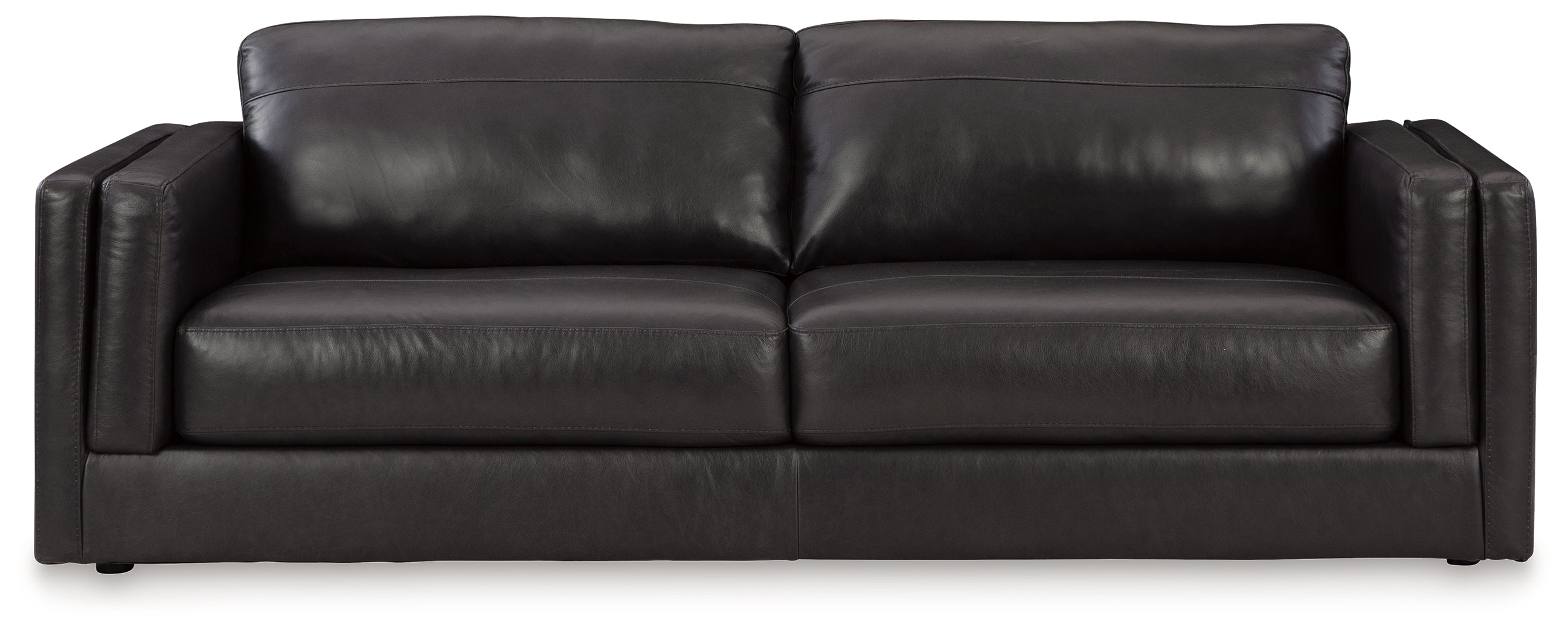 Amiata Sofa, Loveseat, Chair and Ottoman in Onyx - PKG015490