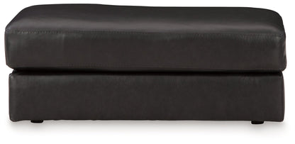 Amiata Sofa, Loveseat, Chair and Ottoman in Onyx - PKG015490