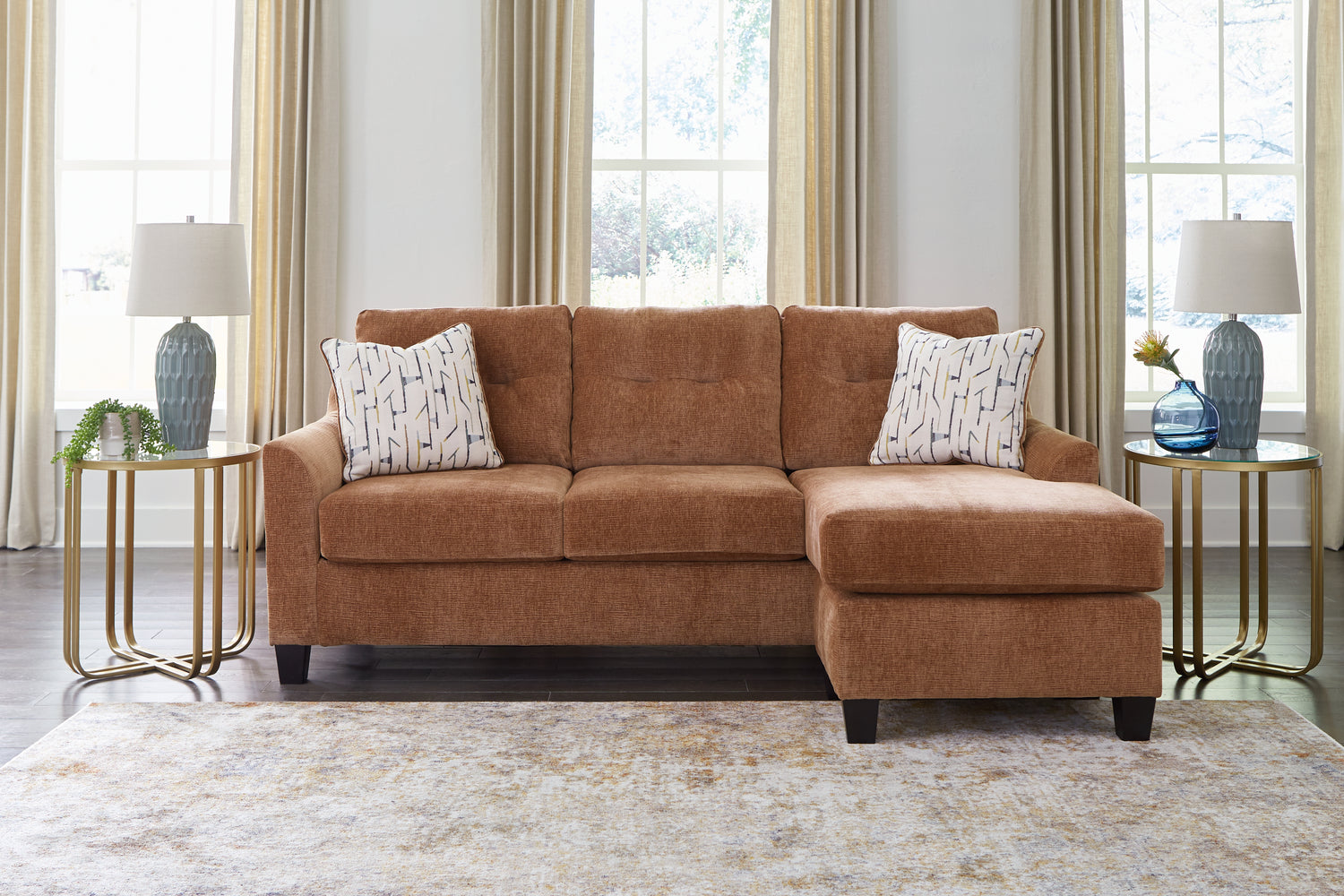 Amity Bay Clay Sofa Chaise and Chair - 67204U3